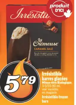 Marché Richelieu IRRÉSISTIBLE BARRES GLACÉES | IRRÉSISTIBLE FROZEN BARS offer
