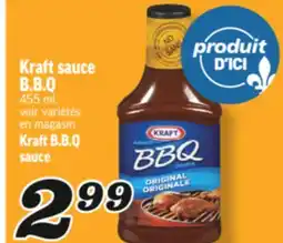 Marché Richelieu KRAFT SAUCE B.B.Q | KRAFT B.B.Q SAUCE offer