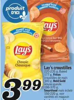 Marché Richelieu LAY'S CROUSTILLES | LAY'S POTATO CHIPS offer