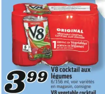 Marché Richelieu V8 COCKTAIL AUX LÉGUMES | V8 VEGETABLE COCKTAIL offer