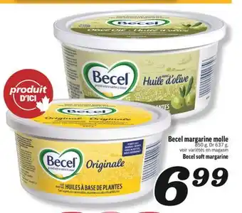 Marché Richelieu BECEL MARGARINE MOLLE | BECEL SOFT MARGARINE offer