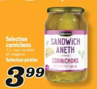 Marché Richelieu SELECTION CORNICHONS | SELECTION PICKLES offer
