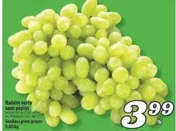 Marché Richelieu RAISINS VERTS SANS PÉPINS | SEEDLESS GREEN GRAPES offer