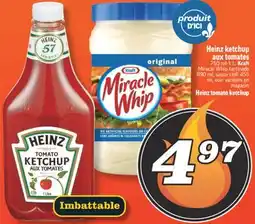 Marché Richelieu HEINZ KETCHUP AUX TOMATES | HEINZ TOMATO KETCHUP offer