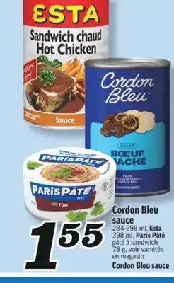Marché Richelieu CORDON BLEU SAUCE | CORDON BLEU SAUCE offer