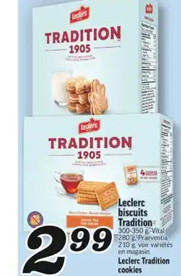 Marché Richelieu LECLERC BISCUITS TRADITION | LECLERC TRADITION COOKIES offer