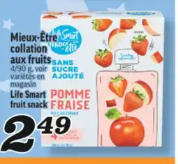 Marché Richelieu MIEUX-ÊTRE COLLATION AUX FRUITS | LIFE SMART FRUIT SNACK offer