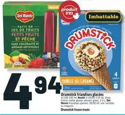 Marché Richelieu DRUMSTICK FRIANDISES GLACÉES | DRUMSTICK FROZEN TREATS offer