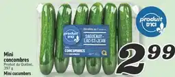 Marché Richelieu MINI CONCOMBRES | MINI CUCUMBERS offer