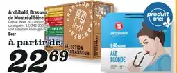 Marché Richelieu ARCHIBALD, BRASSEUR DE MONTRÉAL BIÈRE | BEER offer