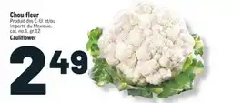Marché Richelieu CHOU‑FLEUR | CAULIFLOWER offer
