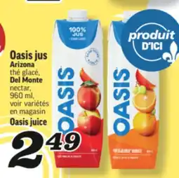 Marché Richelieu OASIS JUS ARIZONA | OASIS JUICE offer