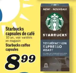 Marché Richelieu STARBUCKS CAPSULES DE CAFÉ | STARBUCKS COFFEE CAPSULES offer