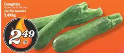 Marché Richelieu COURGETTES | ZUCCHINI SQUASHES offer