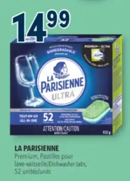 Familiprix LA PARISIENNE, Dishwasher tabs, 52 unités/units offer