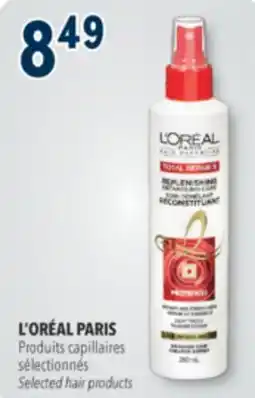 Familiprix L'ORÉAL PARIS Selected hair products offer