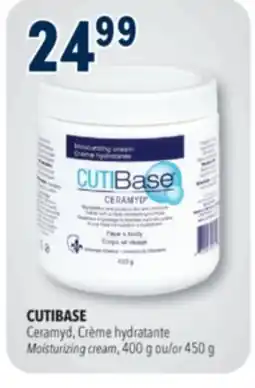 Familiprix CUTIBase Moisturizing cream, 400 g or 450 g offer