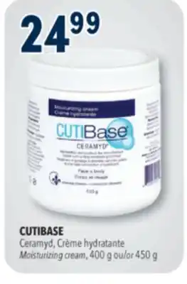 Familiprix CUTIBase Moisturizing cream, 400 g or 450 g offer