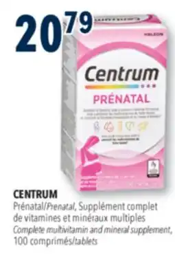 Familiprix CENTRUM Complete multivitamin and mineral supplement, 100 tablets offer