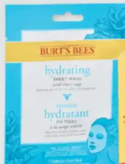 Familiprix BURT'S BEES, Selected face masks offer