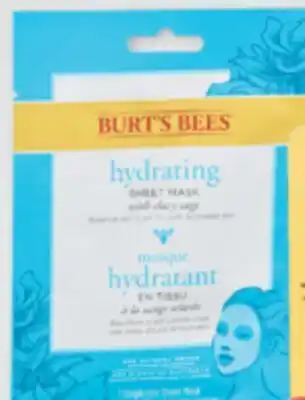 Familiprix BURT'S BEES, Selected face masks offer