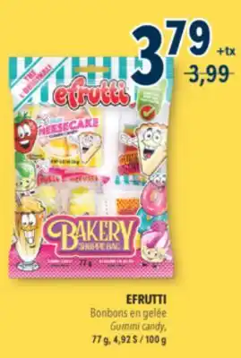Familiprix EFRUTTI Gummi candy, 77 g offer