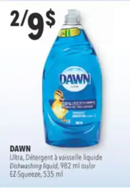 Familiprix DAWN, Dishwashing liquid, 982 ml or EZ-Squeeze, 535 ml offer