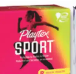 Familiprix PLAYTEX, Selected tampons Selected pads or pantiliners offer