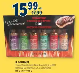 Familiprix LE GOURMET, BBQ spice rub collection set, 6 units, 306 g offer