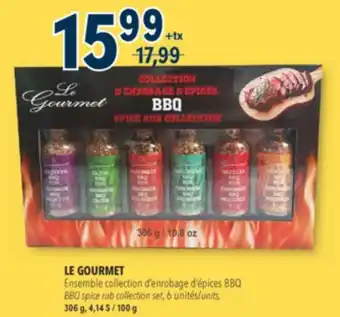 Familiprix LE GOURMET, BBQ spice rub collection set, 6 units, 306 g offer
