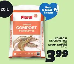 IGA FLORAL SHRIMP COMPOST offer
