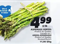 IGA GREEN ASPARAGUS offer