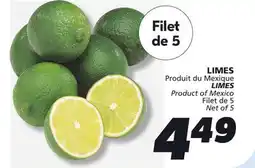 IGA LIMES offer