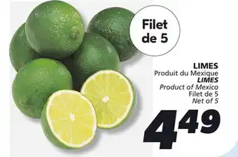 IGA LIMES offer