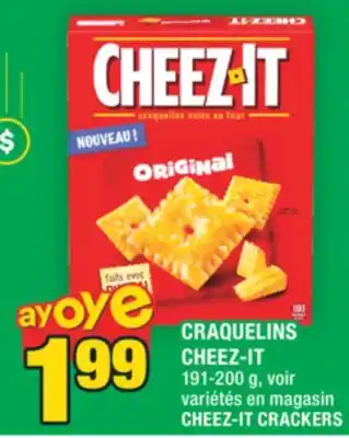 Super C CRAQUELINS CHEEZ-IT | CHEEZ-IT CRACKERS offer