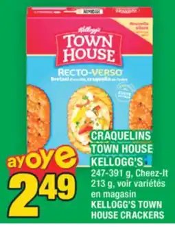 Super C KELLOGG'S TOWN HOUSE CRACKERS offer