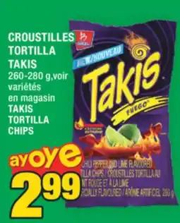 Super C CROUSTILLES TORTILLA TAKIS offer