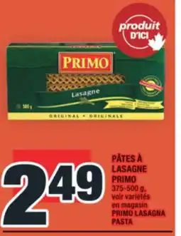 Super C PÂTES À LASAGNE PRIMO | PRIMO LASAGNA offer