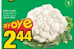 Super C CHOU-FLEUR | CAULIFLOWER offer