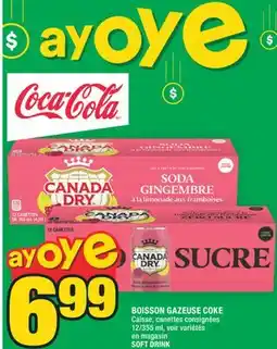 Super C COKE Caisse, canettes consignées SOFT DRINK offer