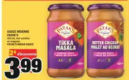 Super C SAUCE INDIENNE PATAK'S | PATAK'S INDIAN SAUCE offer