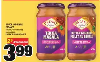 Super C SAUCE INDIENNE PATAK'S | PATAK'S INDIAN SAUCE offer
