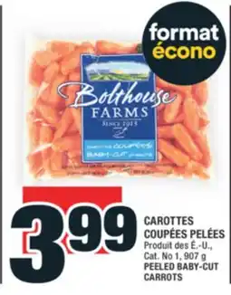 Super C CAROTTES COUPÉES PELÉES | PEELED BABY-CUT CARROTS offer