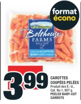 Super C CAROTTES COUPÉES PELÉES | PEELED BABY-CUT CARROTS offer