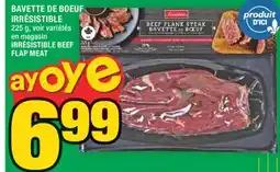 Super C BAVETTE DE BOEUF IRRÉSISTIBLE | IRRÉSISTIBLE BEEF FLAP MEAT offer