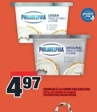 Super C FROMAGE À LA CRÈME PHILADELPHIA | PHILADELPHIA CREAM CHEESE offer