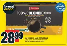 Super C CAPSULES DE CAFÉ IRRÉSISTIBLE | IRRÉSISTIBLE COFFEE CAPSULES offer