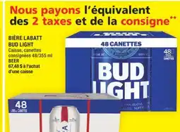 Super C BIÈRE LABATT BUD LIGHT | BEER offer