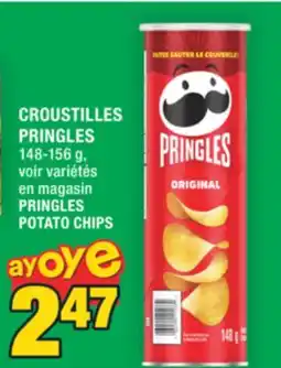 Super C CROUSTILLES PRINGLES | PRINGLES POTATO CHIPS offer