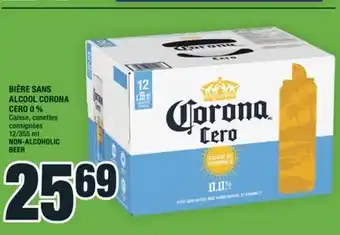 Super C BIÈRE SANS ALCOOL CORONA CERO 0 % | NON-ALCOHOLIC BEER offer